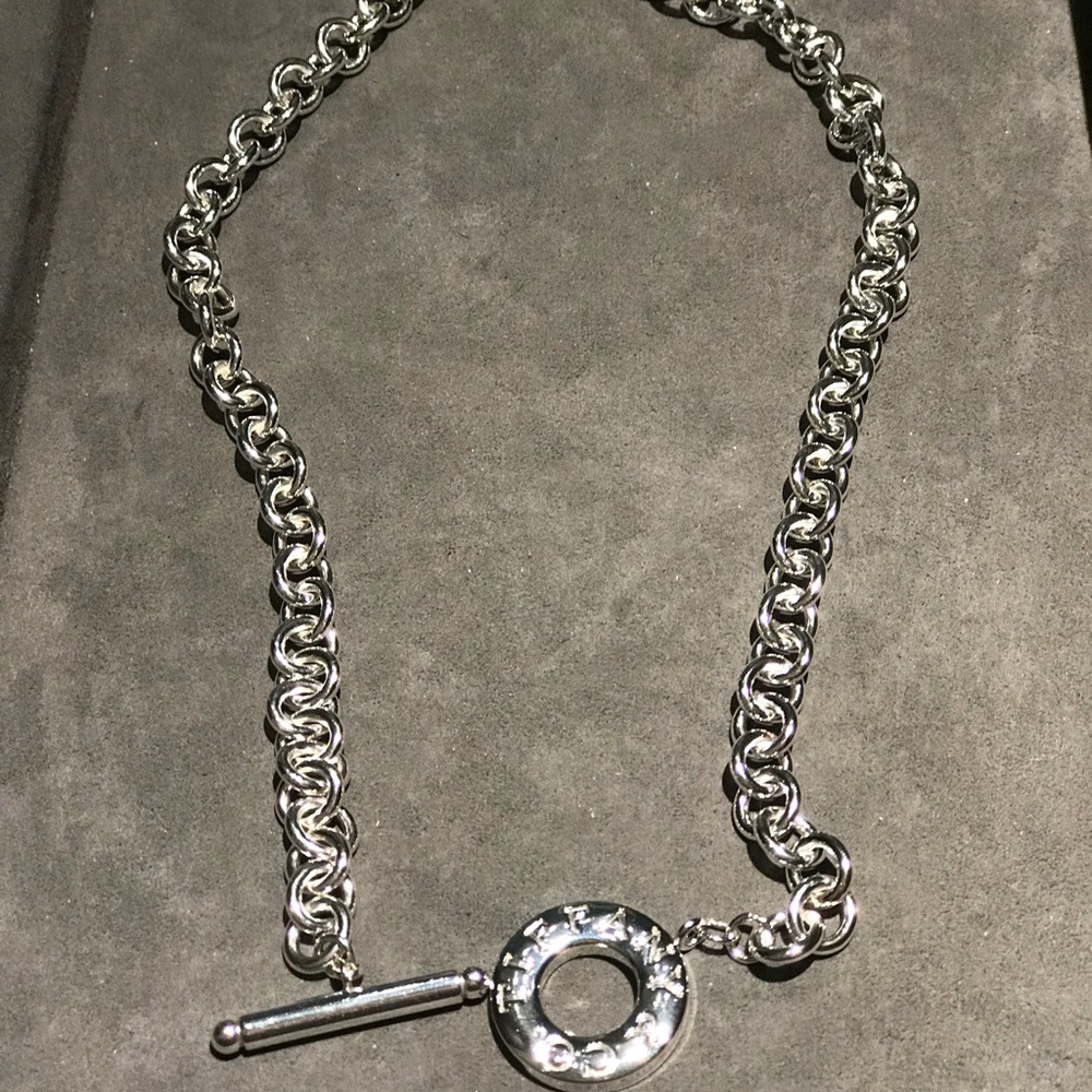 Tiffany & Co. Sterling silver toggle necklace